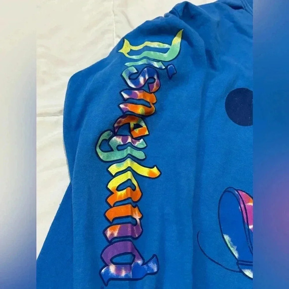 Disneyland Mickey Mouse Tie Dye Long Sleeve Shirt - Picture 8 of 9